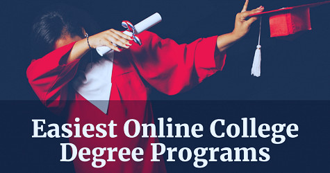 20 Easiest Online College Degrees And Majors For 2022 (by Degree-level)